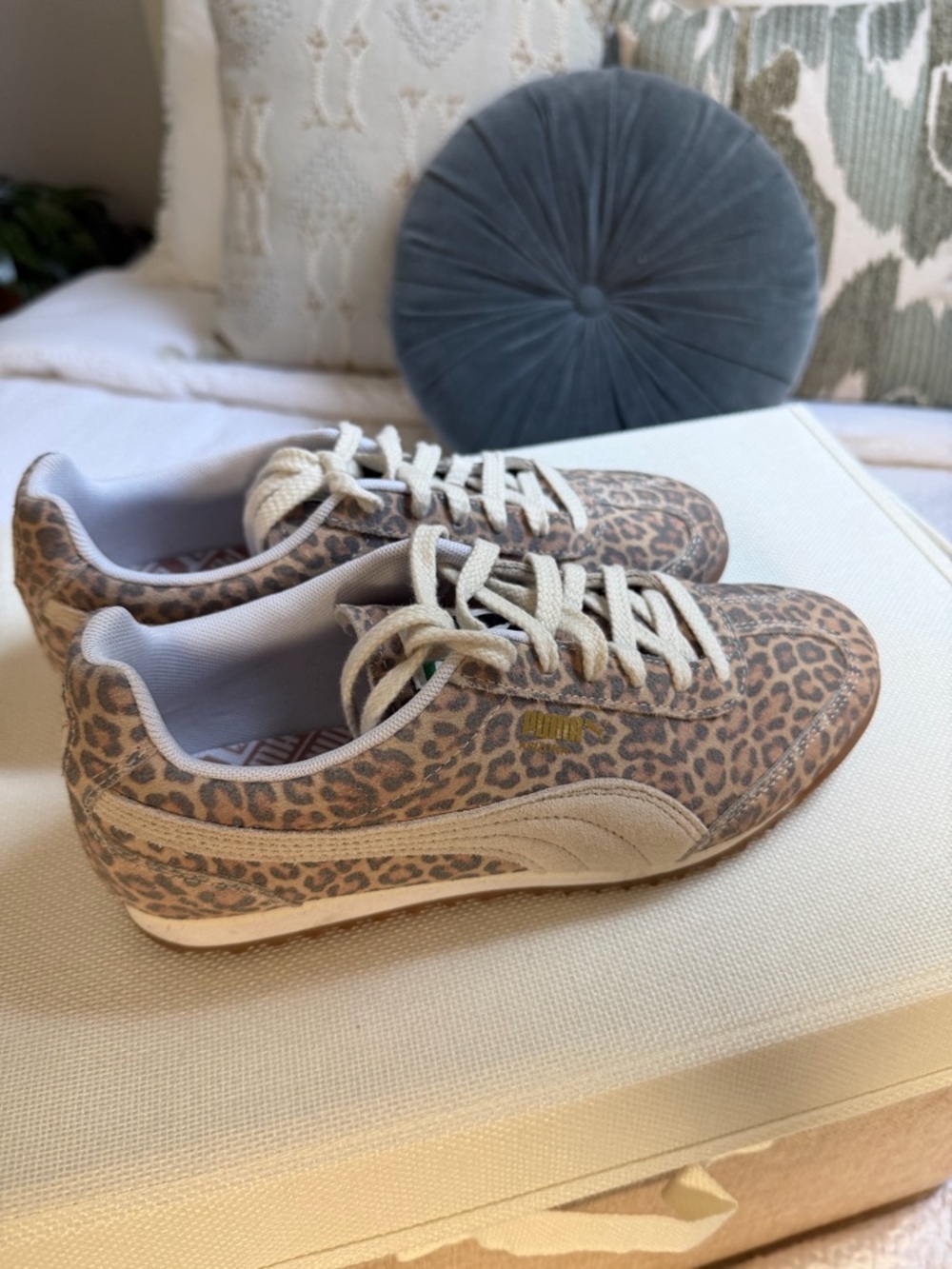 Puma Women’s Leopard Print Sneakers - Picture 5 of 7